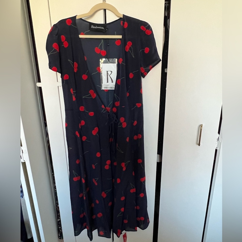 Realisation Par The Teale Dress in Wild Cherry (M)